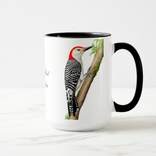 Red Bellied Woodpecker Customizable Mug