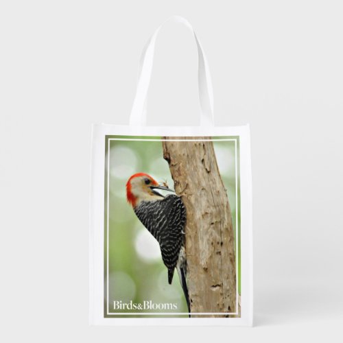 Red_Bellied Woodpecker Grocery Bag