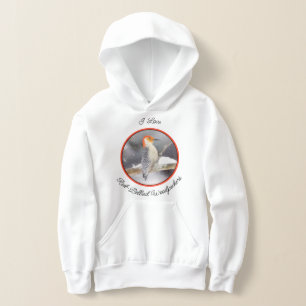 Red-Bellied Woodpecker Painting Original Bird Art Hoodie