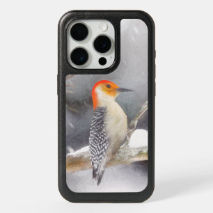 Red-Bellied Woodpecker Painting Original Bird Art iPhone 15 Pro Case