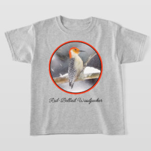 Red-Bellied Woodpecker Painting Original Bird Art T-Shirt