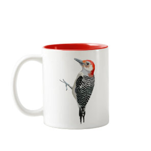 Red-bellied Woodpecker Two-Tone Coffee Mug