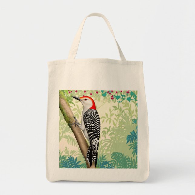 Red Bellied Woodpecker Wild Bird Bag (Front)