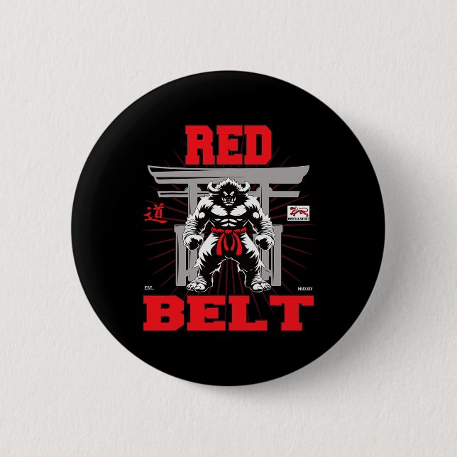 Red Belt Championship In Sight!  Button (Front)