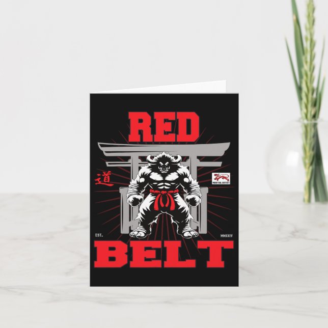 Red Belt Championship In Sight!  Card (Front)