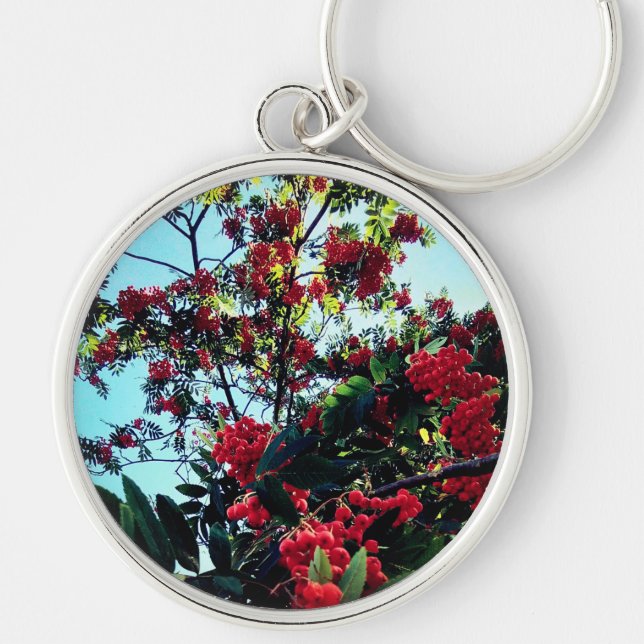 Red berries keychain (Front)