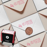 Red Berries Modern Fun Christmas Return Address Self-inking Stamp<br><div class="desc">_____________________________ ***this design is part of a christmas holiday collection*** Step into a world of timeless holiday charm with my "Festive Flora: Christmas Splendor Poinsettia Delight" collection. 🌸🎄 Embrace the magic of the season with a captivating blend of florals, lush green pine leaves, dainty red berries, and the enchanting hues...</div>