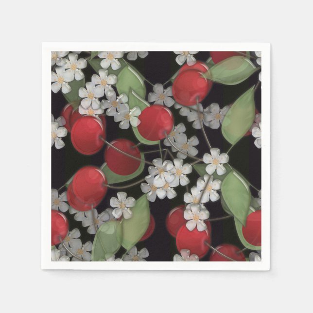 Red berries napkins (Front)