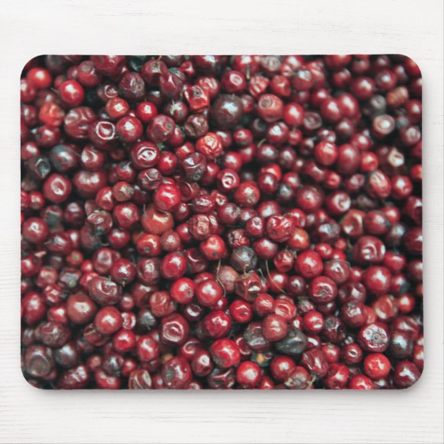 Red berries of the Himalayas Mouse Pad (Front)