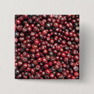Red berries of the Himalayas Pinback Button