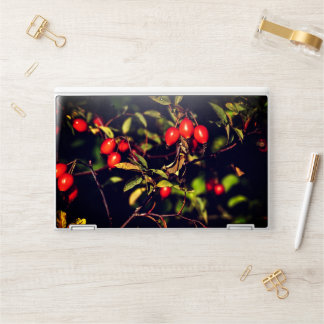 Red Berry Botanical Laptop Skin