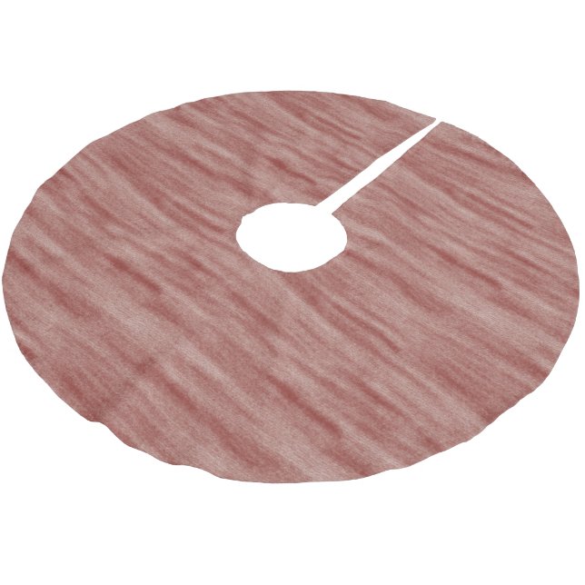 Red Berry Brushed Polyester Tree Skirt (Angled)