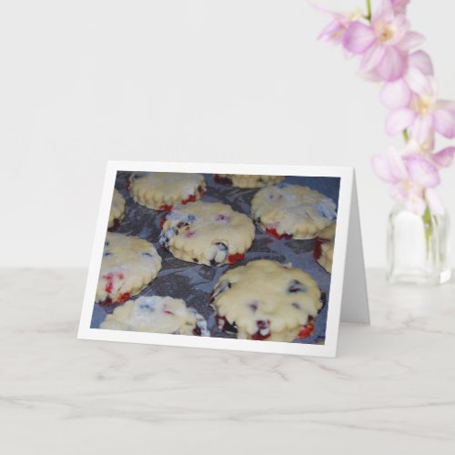 Red Berry Scones Card