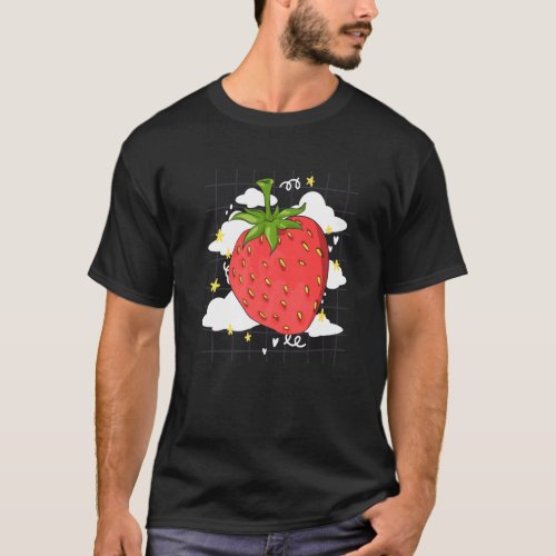 Red Berry Strawberry Summer Fruit Food Strawberry T_Shirt