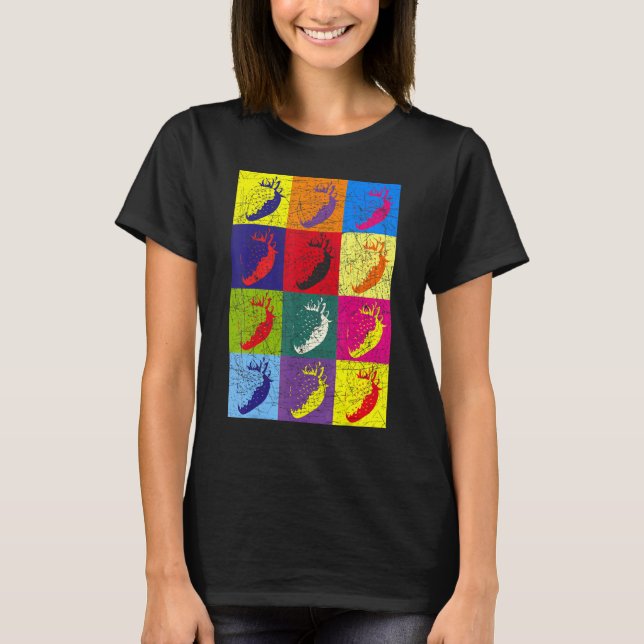 Red Berry Summer Food Fruit Pop Art Strawberry 1 T-Shirt (Front)