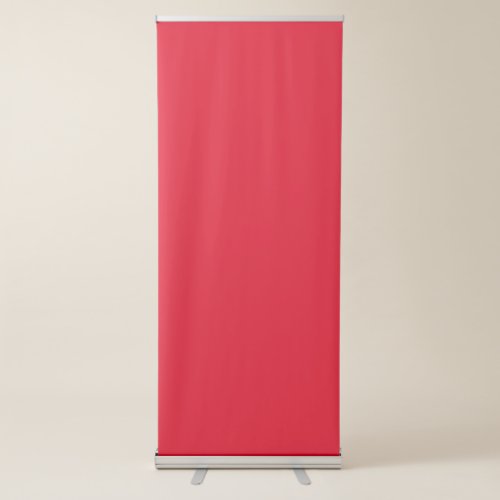 Red Best Vertical Retractable Banner