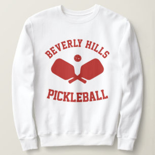 Red Beverly Hills Pickleball Sweatshirt
