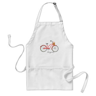 Red Bicycle Adult Apron