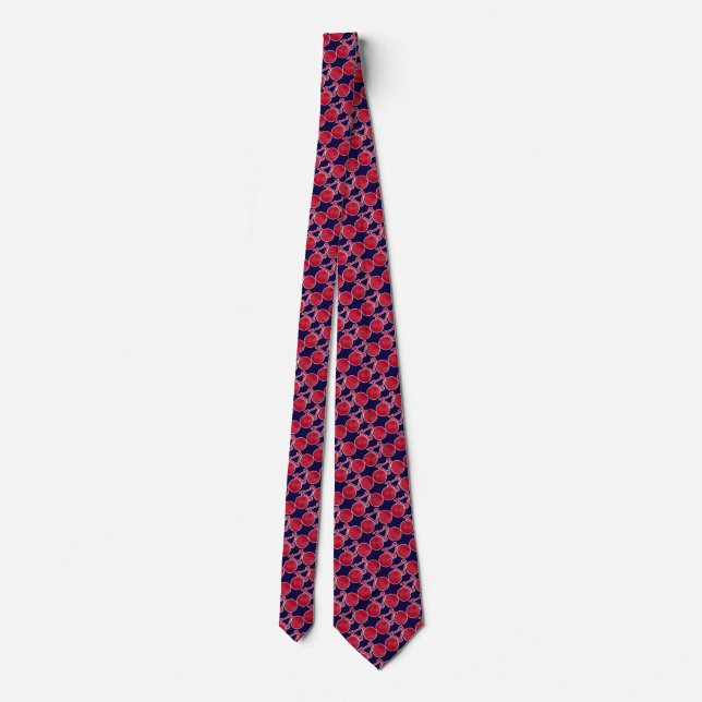 red Bicycle Tie (Back)