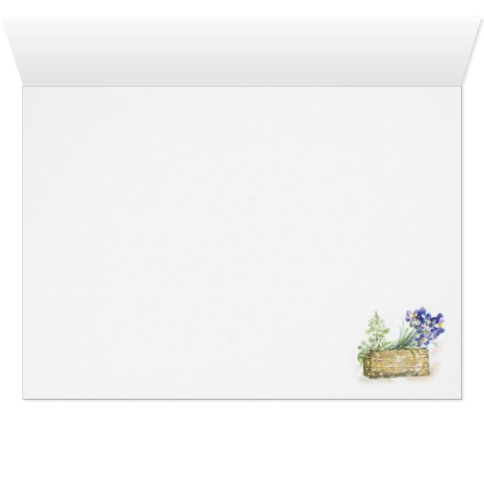 Red Bicycle with Basket (Inside Horizontal (Bottom))