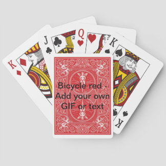 Red Bicyle make your own Poker Cards