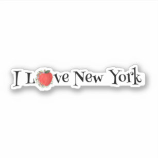 I Love NY Sticker Decal - Tiplr