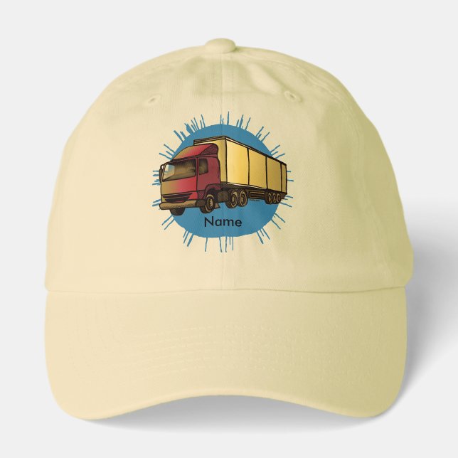 Red Big Rig Truck Hat (Front)