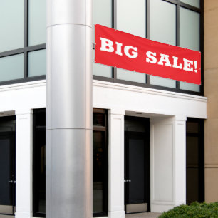 Red BIG SALE! Banner