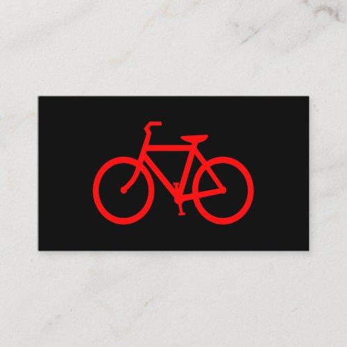 Red Bike Business Card