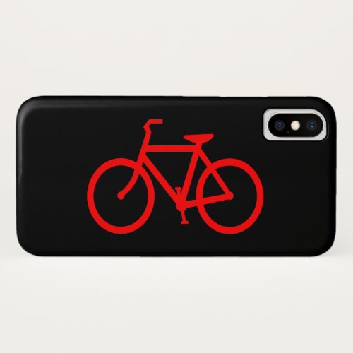 Red Bike iPhone X Case