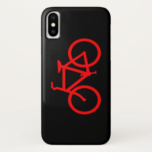 Red Bike iPhone XS Case