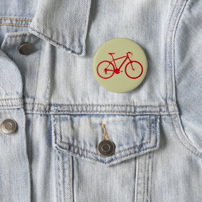 red bike, cycling button (In Situ)