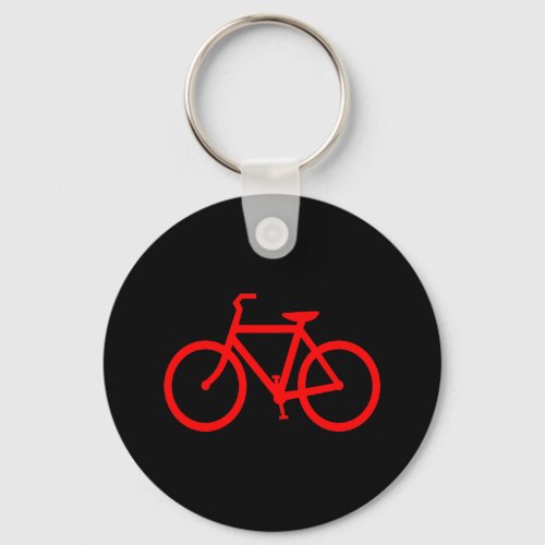 Red Bike Keychain