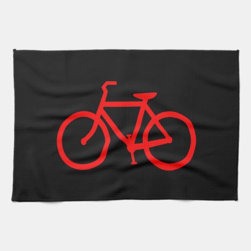 Red Bike Kitchen Towel