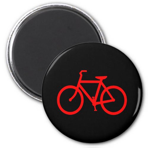 Red Bike Magnet