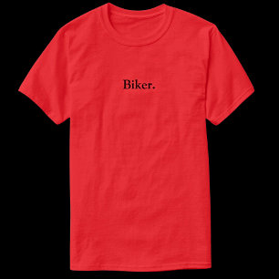 Red biker t-shirt - Motorcycle