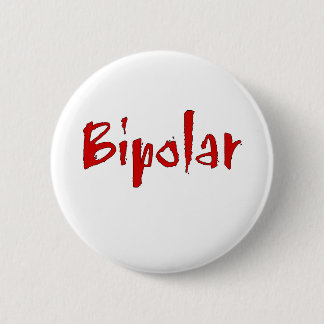 Red Bipolar Pinback Button
