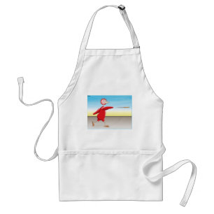Red Bird Adult Apron