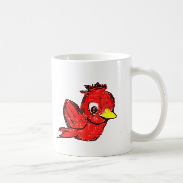 Red Bird Coffee Mug (Right)