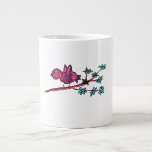 Red Bird Giant Coffee Mug