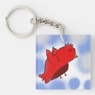 Red Bird Keychain
