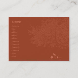 Red Birds - Chubby Business Card