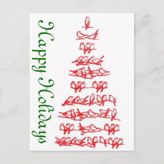Red Birds Holiday Card