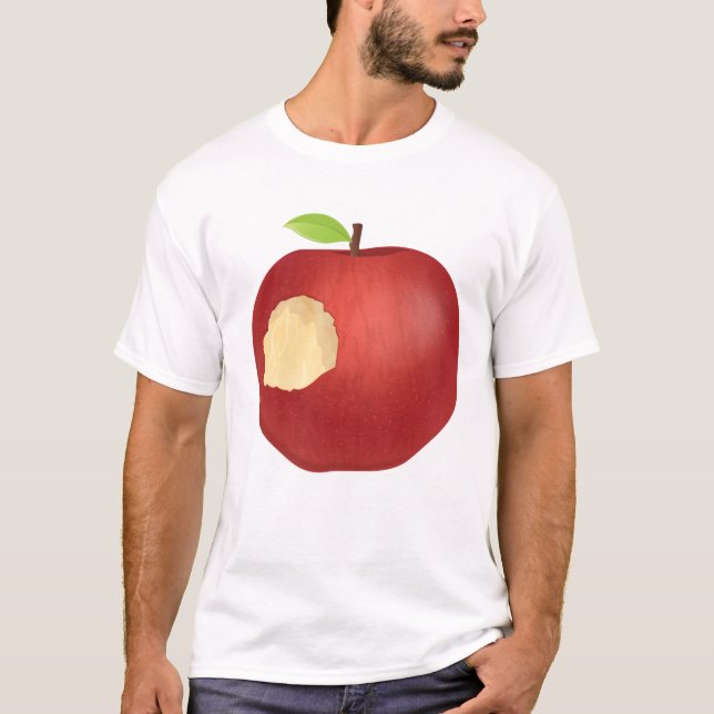 Red bitten apple T-Shirt (Front)