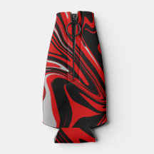 Red & Black Abstract