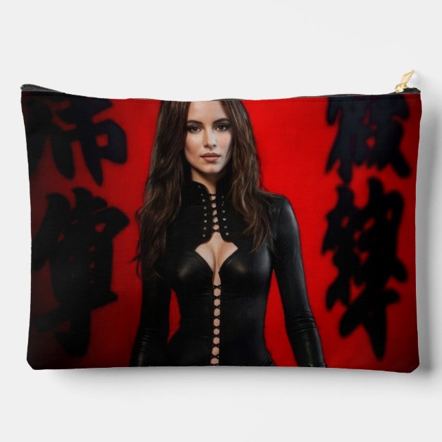 Red Black accessory bag (Back)