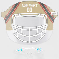 Custom Bling Football Helmet Shirt With Name & Number 