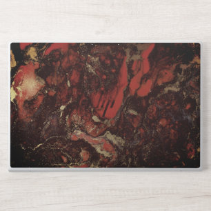 Red, Black, and Gold marble HP EliteBook 850 HP Laptop Skin