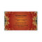 Red Black And Gold Swirls Business Card Template 3