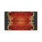 Red Black And Gold Swirls Business Card Template 3